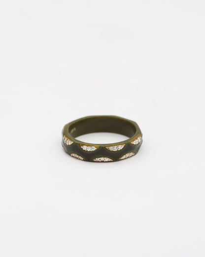 Semi Circle Design Ring