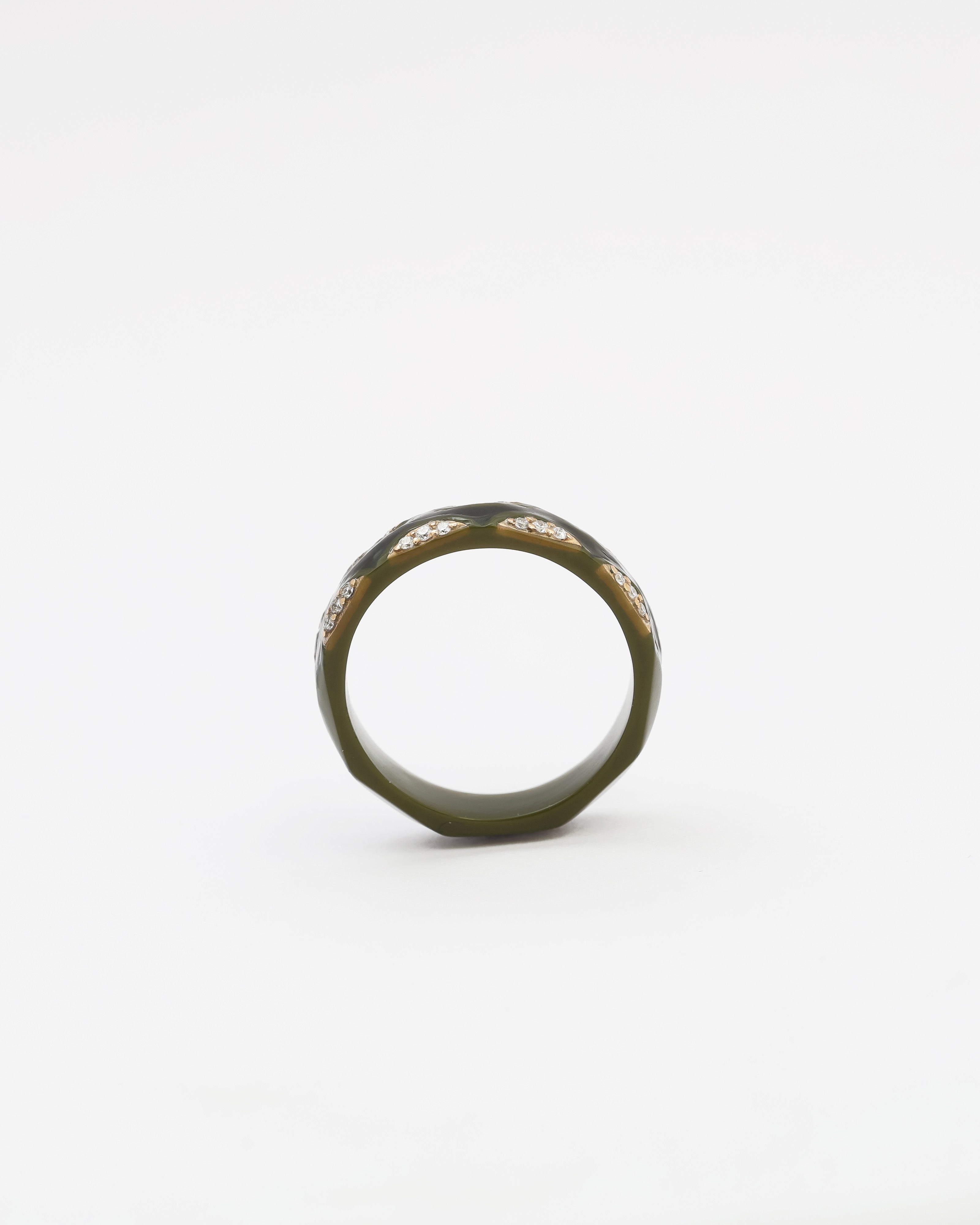 Semi Circle Design Ring