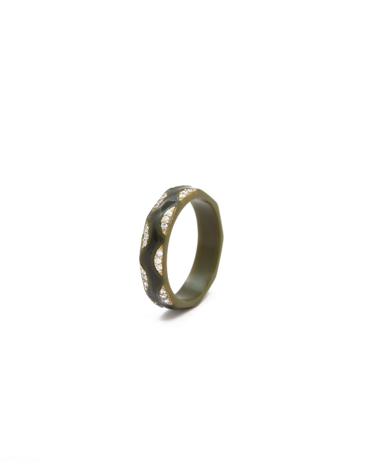 Semi Circle Design Ring