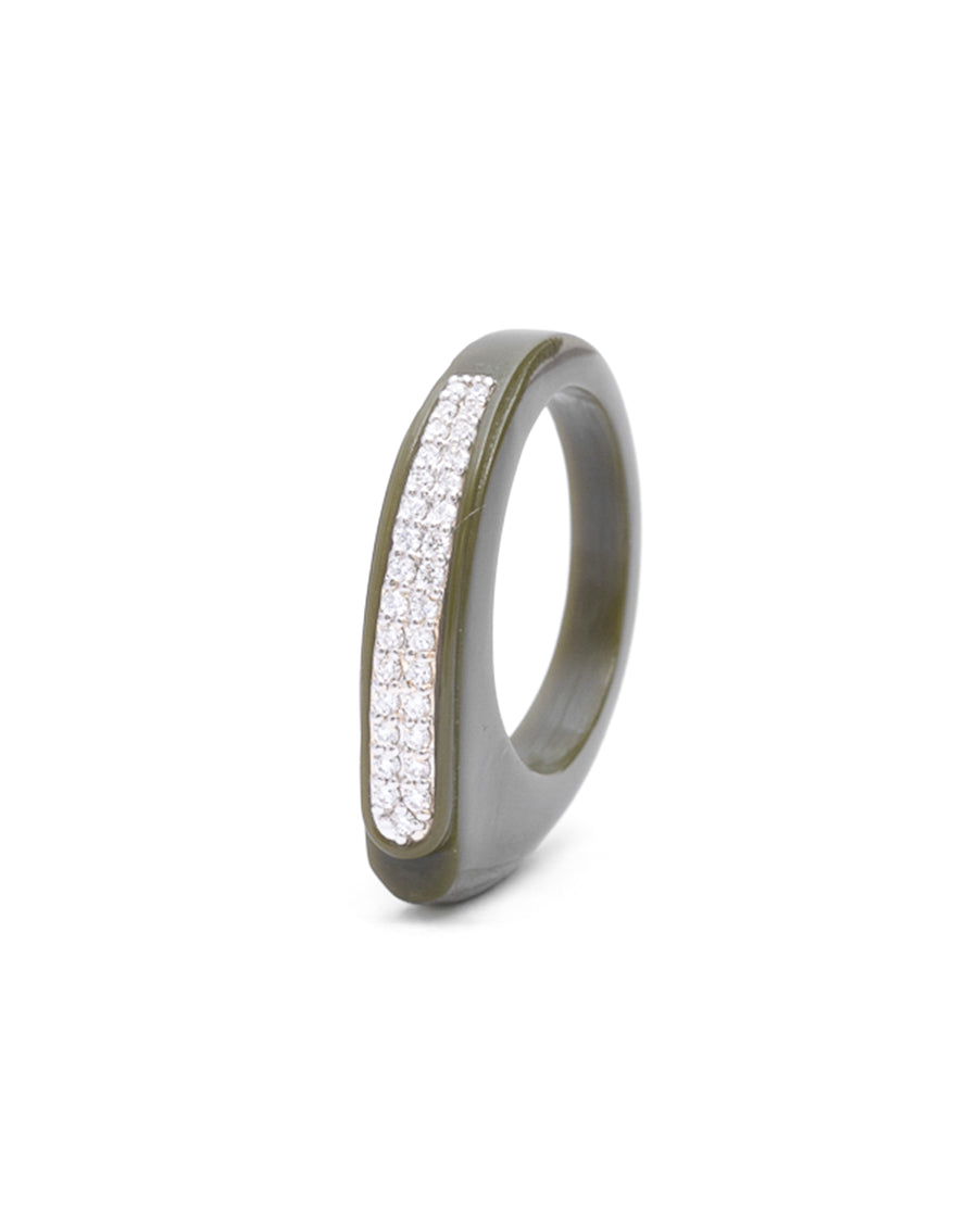 Olive Green Ring1