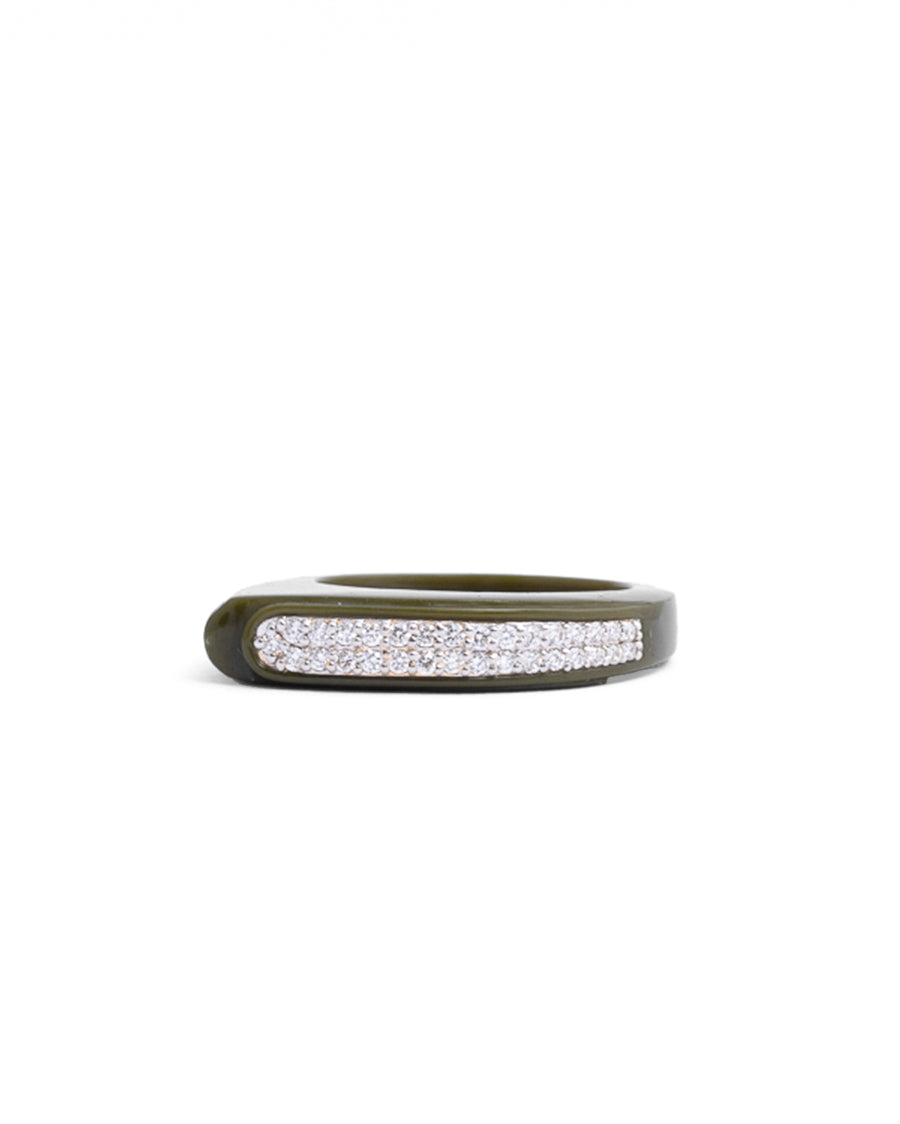Olive Green Ring1
